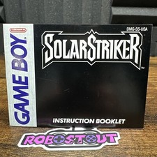 Solar Striker - Nintendo Game boy Manual Only  