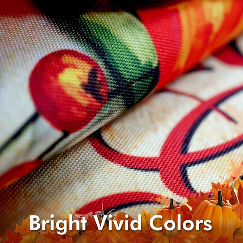 Hojas de arce de otoño bandera de jardín decoración otoño 12""x18"" por G128 - Imagen 3 de 7