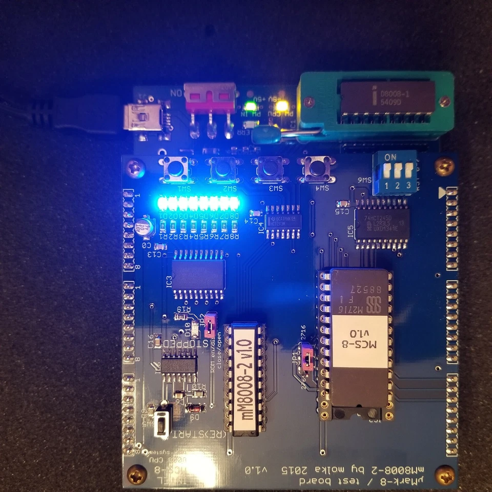 Intel D8008 Microprocessor - NOS - Rare, USA SHIP,  Tested WORKING, USA Stock - Image 4 of 4