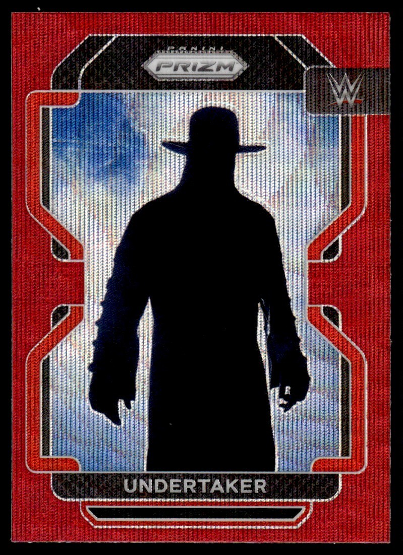 Undertaker Red Wave Card RARE 2022 Panini Prizm WWE #193