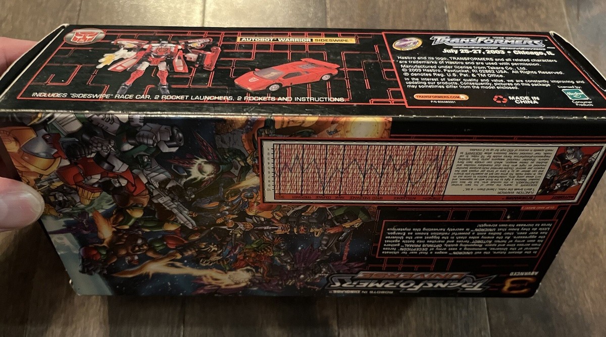 Transformer Universe BOTCON 2003 Chicago Exclusive SIDESWIPE