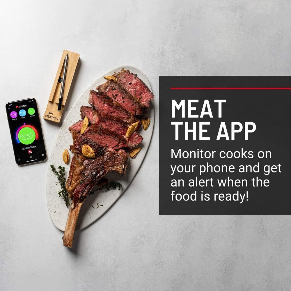 Bluetooth Smart Meat Thermometer for BBQ Grill Oven Smoker Cooking