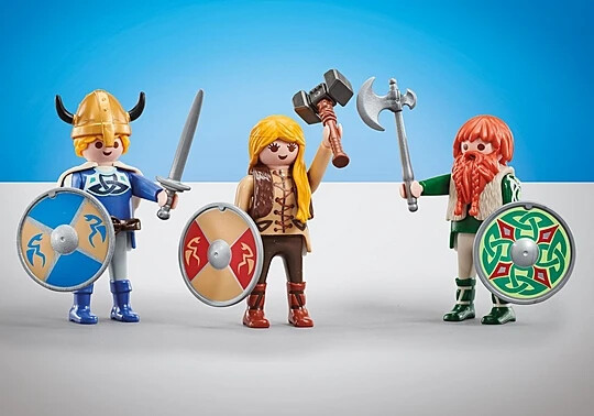 Playmobil 9893 Three Vikings  PLAYMOBIL® PLUS range brand new bagged no box