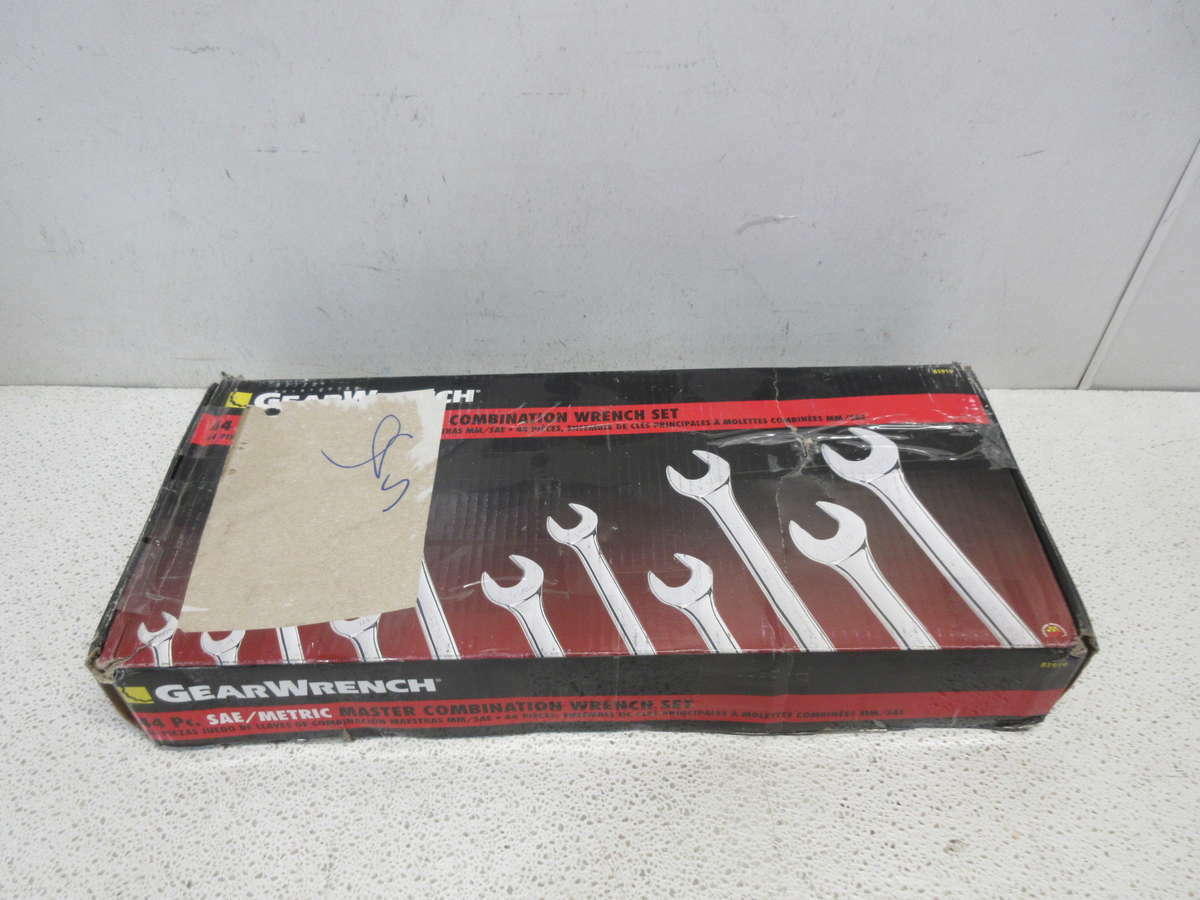 famous Gearwrench 81919 44 Pc. SAE Master Challenge the lowest price of Japan Combination Wrench Metric Set