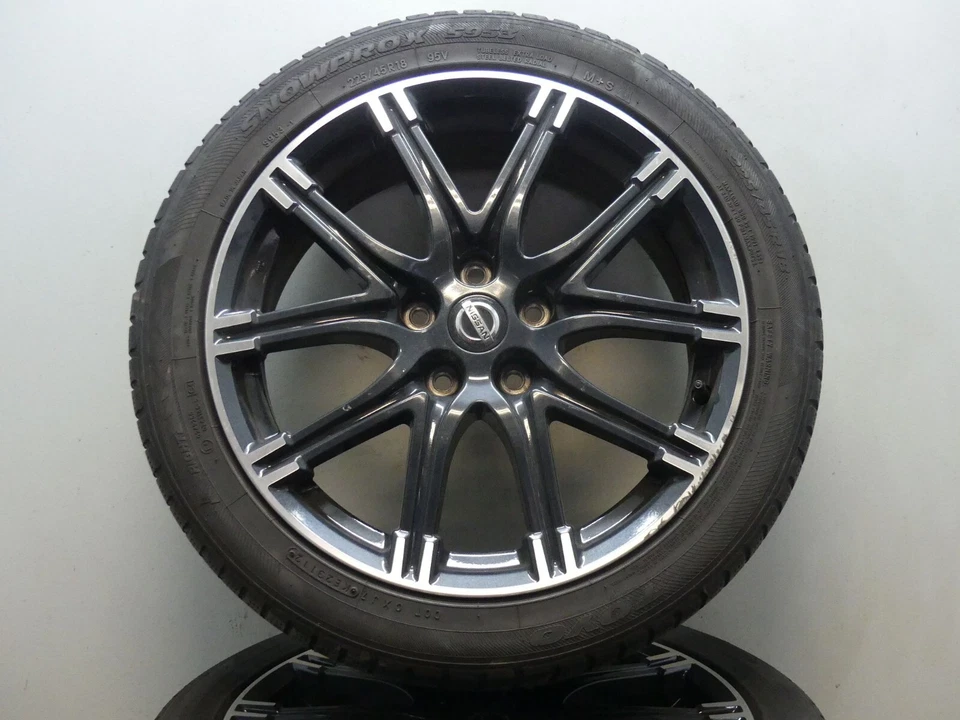 225/45 R18 Winterreifen Nissan Juke F15 18 Zoll Alufelgen N124-870 4-6mm - Bild 4 von 4