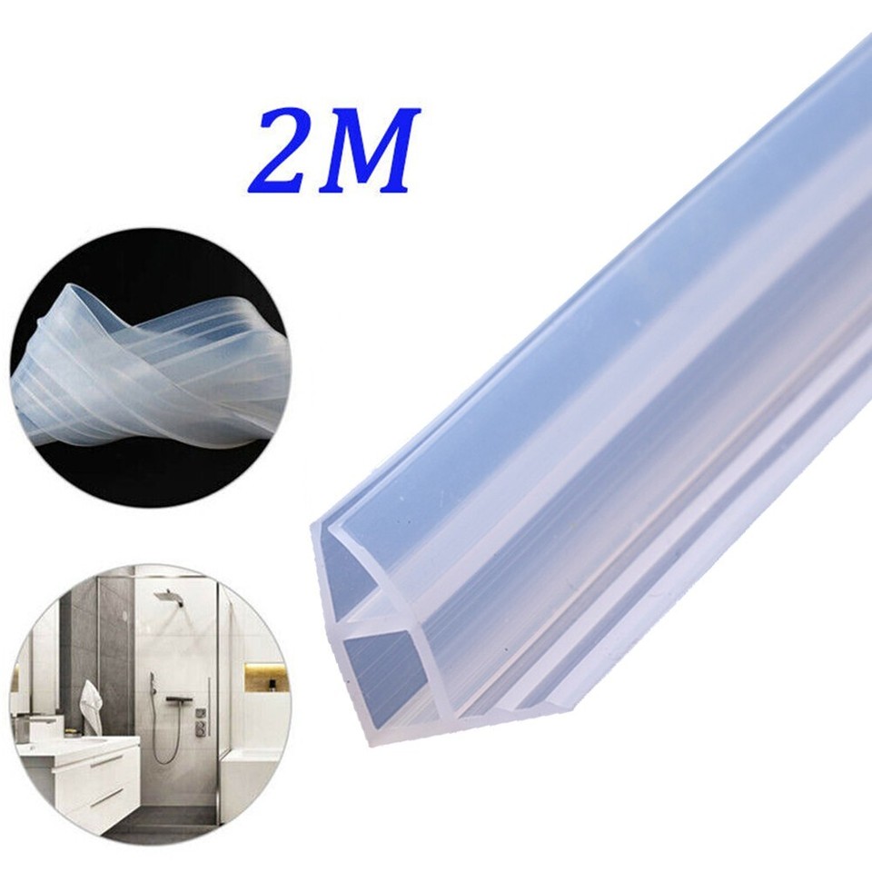 2M Rubber Seal Strip for Glass Shower Doors Efficient Water Retention