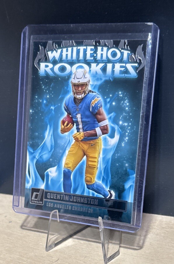 2023 Panini Donruss White Hot Rookies Quentin Johnston #WHR-4
