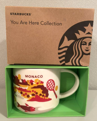 Monaco Starbucks coffee Cup Mug 14oz You Are Here Collection YAH
