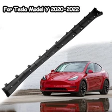 For 2020 2021 2022 Tesla Model Y Side Skirt  Diffuser Bumper Lip Splitter Black