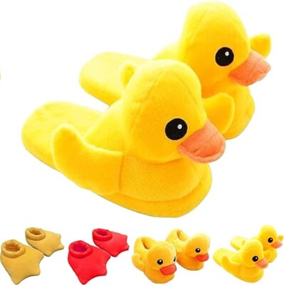 Duck Slippers, Funny Cartoon Animal Slippers For Men Women UK