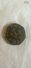 1997 Bailiwick of Guernsey Fresia 50p  Coin Rare Date •••