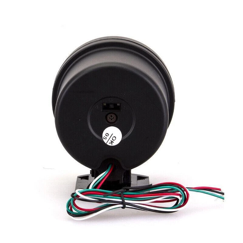 Tacómetro Coche 3.75" 12V Calibre Azul LED 0-8000 RPM para 4/6/8 Cilindro Universal Foto 3 de 4