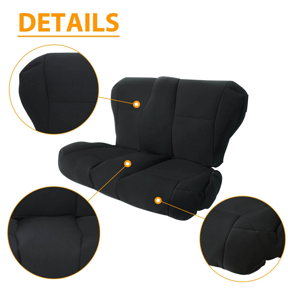 Juegos completos de fundas de asiento delanteras traseras de neopreno para 84-01 1997 Jeep Cherokee XJ-91023 Foto 3 de 4