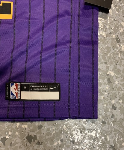 Lonzo Ball Los Angeles Lakers City Edition Nike Swingman Trikot Jugend Medium neu mit Etikett - Bild 3 von 5