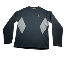 Under Armour Sweater Mens size Small Black Pullover Long Sleeve