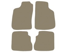 Fußmatten, Autoteppiche für SAAB 9-3 I 1998-08.2002, Dunkelbeige x14 Rand
