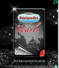 Rajnigandha Silver Pearls 6 x 5.75g Saffron Flavoured Elaichi Cardamom Seeds FS