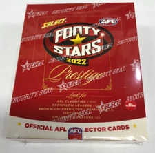 2022 SELECT AFL FOOTY STARS PRESTIGE TRADING CARD FACTORY BOX (24 PACKS)