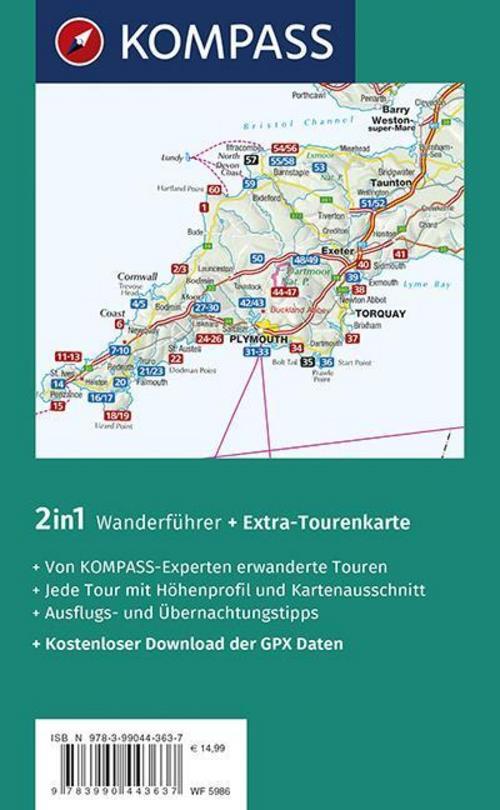 Thumbnail - Kompass Wanderführer 5986 Cornwall Und Devon