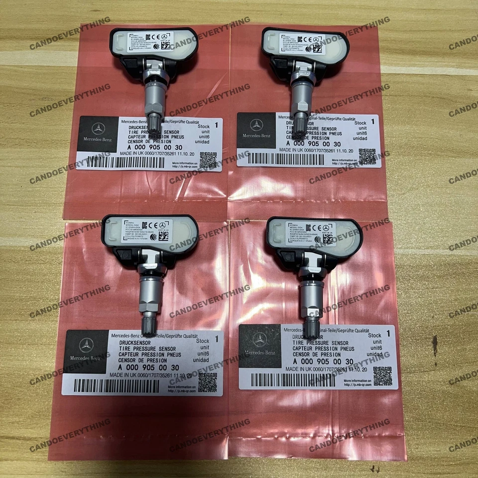 4PCS A0009050030 OEM ORIGINAL MERCEDES TIRE PRESSURE MONITORING SENSORS TPMS - Image 4 of 4