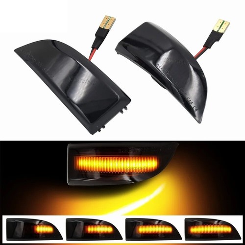 LED Turn Signal Mirror Renault Megane, Scenic, Fluence, Smoky Black - Picture 4 of 4