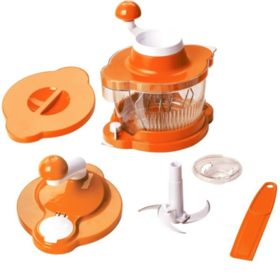 ''B-Ware'' Genius 21256 Mixer Cutter Multitalent 10 tlg. Orange Zustand: sehr gut