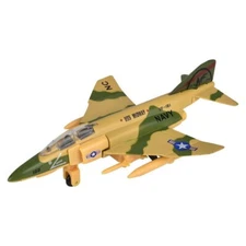 RI Novelty - Pull Back Die-Cast Vehicle - F-4 PHANTOM JET PLANE (Desert Camo)