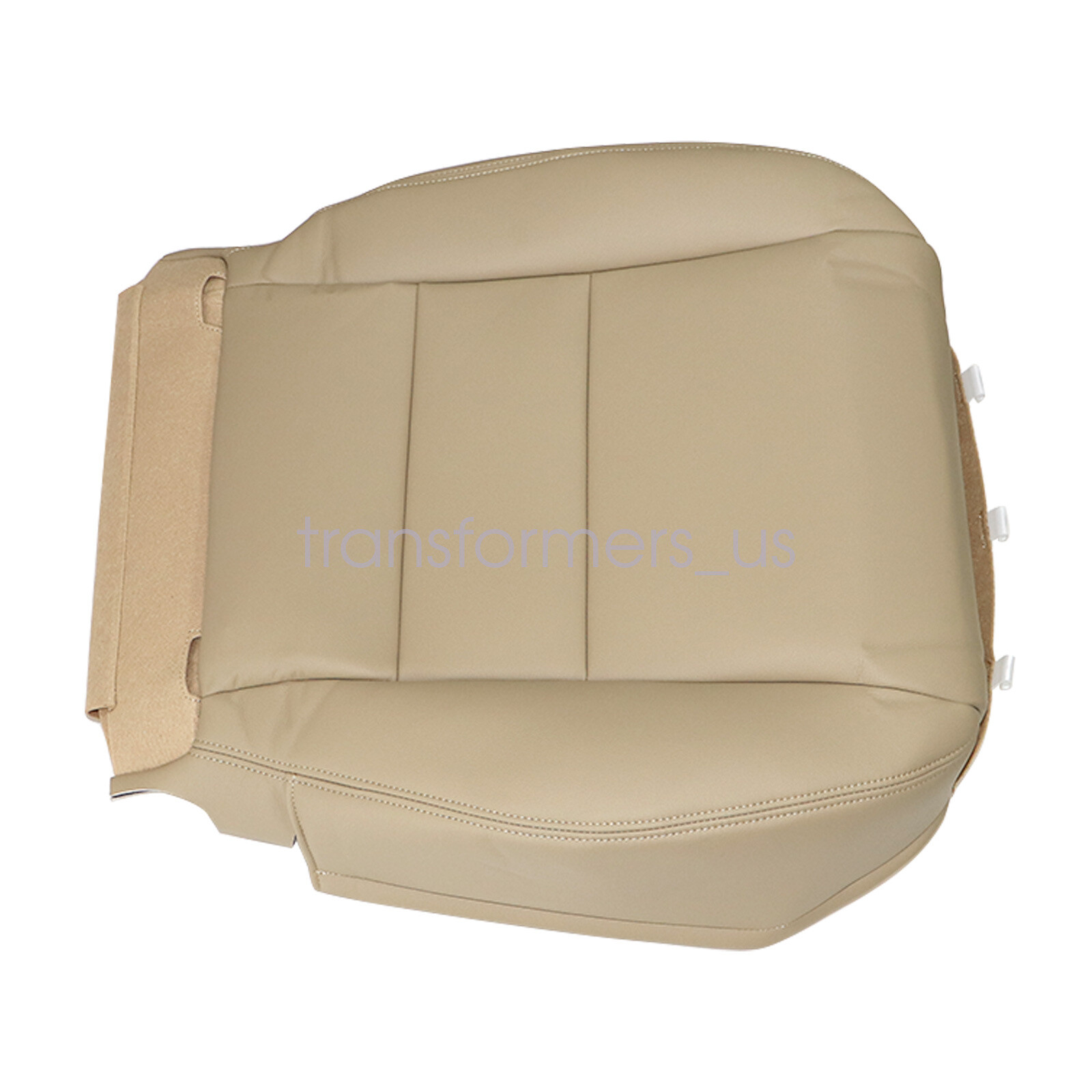 Both Side Bottom & Top Leather Seat Cover Tan For 2003-2007 Honda Accord