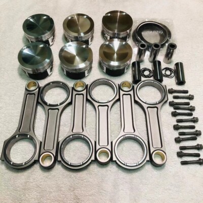 Forged Piston Forged Connecting Rod Conrod For AUDI 3.0T 3.0TFSI A6 S5 CAJA CCAA