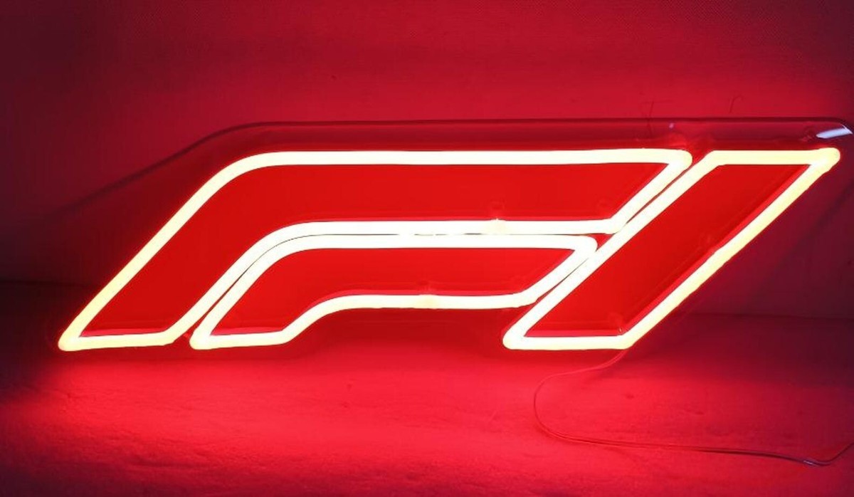 F1 Car Logo neon sign 17