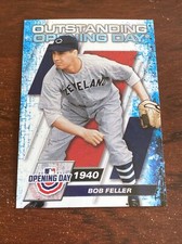 2021 Topps Opening Day Outstanding Opening Day OOD6 Bob Feller Indians B9945