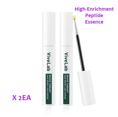 1+1 ViveLab EyeBrow Lash Serum Hair Scalp&Brow Ampulle Anti Hair Loss K-Beauty