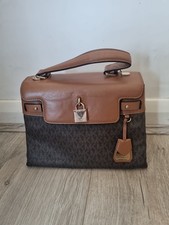 Michael Kors Brown Acorn Gramercy Medium Satchel Bag