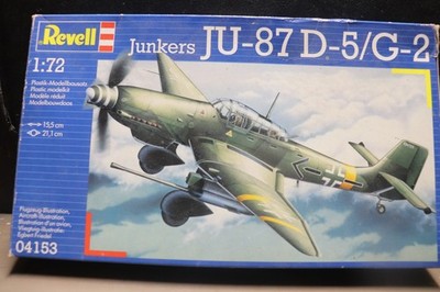 Junkers Ju 87 D-5/G-2 Ground Attack Cannon Version of the Stuka  Revell 1/72