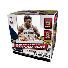 🏀 NBA 2020-21 Panini Revolution Hobby Box Rip N Ship