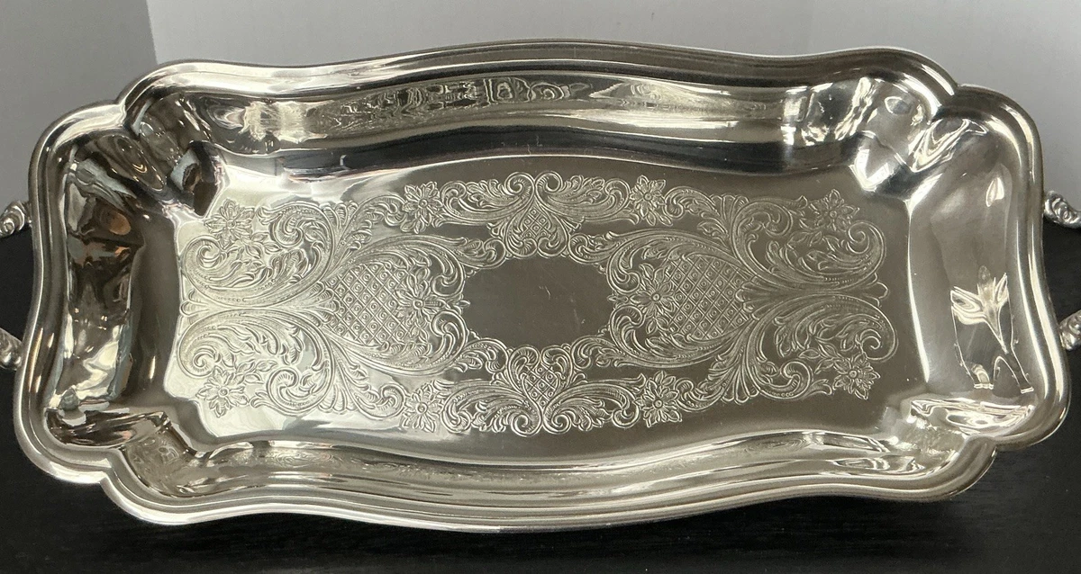 Sheridan Silver In Antique Us Silver-Plated Platters & Trays for