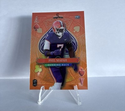 2024 Wild Card Stacked Deck Serial Numbered Phil Mafah SDPS-PMN Football 