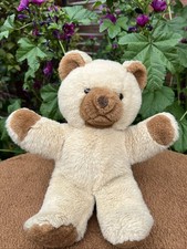 Teddy Bär beige braun Marke Kuscheltiere 32cm Plüsch Stofftier VINTAGE