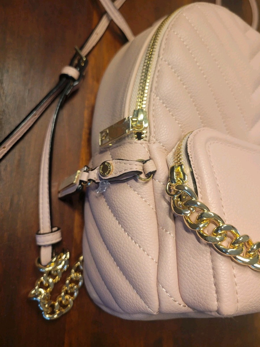 Victoria's Secret The Victoria V Quilted Small Backpack Blush Pink