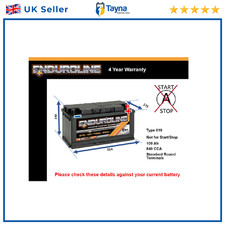 Battery fits JEEP COMPASS GRAND CHEROKEE COMMANDER CHEROKEE 019 840A New