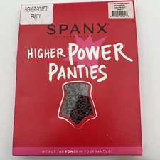 SPANX Women's Higher Power Panties Body Shaper Black Size (F) 6P703