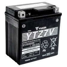 Batterie 12v 6 ah ytz7v yuasa mf sans entretien prete a l'emploi (lg113xl70xh120