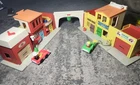 Vintage 1973  Little People Fisher Price Play Family Village #997  Near Complete