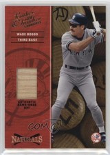 2004 Donruss Leather & Lumber Naturals Bat 37/250 Wade Boggs #N-9 HOF 0e5c