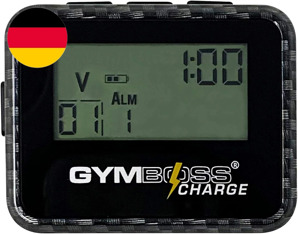 Gymboss Charge Intervall-Timer Und Stoppuhr (Carbon/Schwarz) - Bild 2 von 4