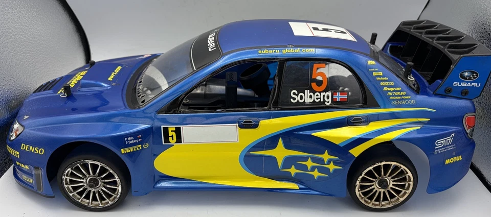 Pour pièces Kyosho Fazer GP voiture châssis 4x4 avec Subaru Impreza - Photo 3/4