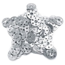 220 Pieces Easy Fix Washers 35mm Diameter Galvanised Steel Fixing Washers for