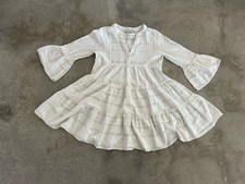 Anthropologie Devotion Twins Small Ella Ecru/Off White Tunic Tiered Dress