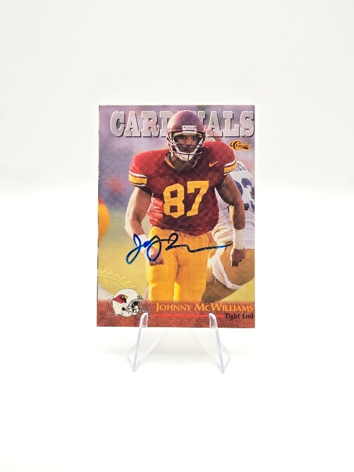 Johnny McWilliams 1996 Classic Games RC Auto #58 Cardinals