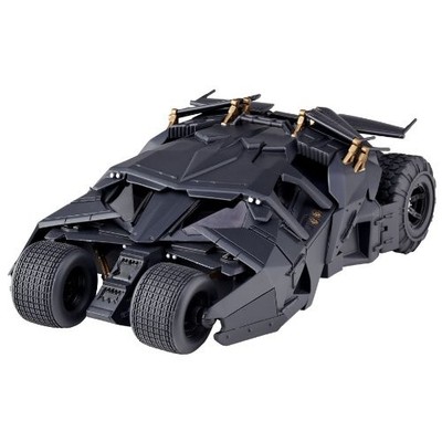 SCI-FI Revoltech 043 Batman Dark Knight Rising Batmobile Tumbler Figure kaiyodo